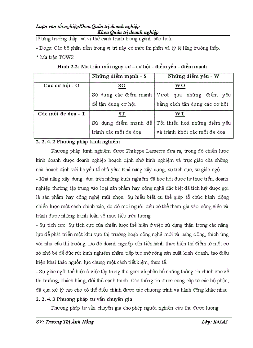 image for page Hoạch định chiến lược kinh doanh của Công ty cổ phần phát triển thương mại Trường Thịnh