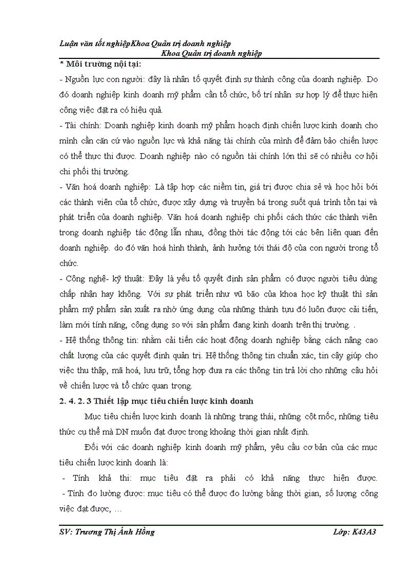 image for page Hoạch định chiến lược kinh doanh của Công ty cổ phần phát triển thương mại Trường Thịnh
