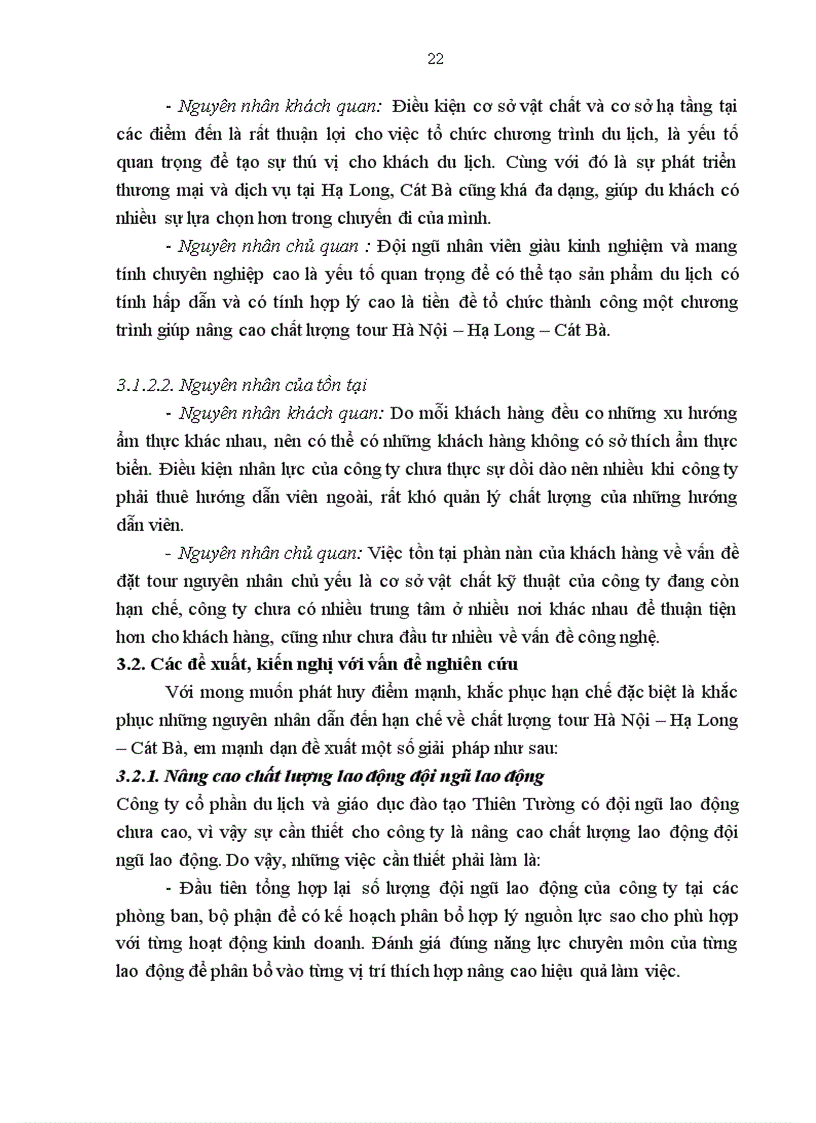 image for page Giải pháp nâng cao chất lượng Tour Hà Nội – Hạ Long – Cát Bà tại Công ty cố phần du lịch và giáo dục đào tạo Thiên Tường