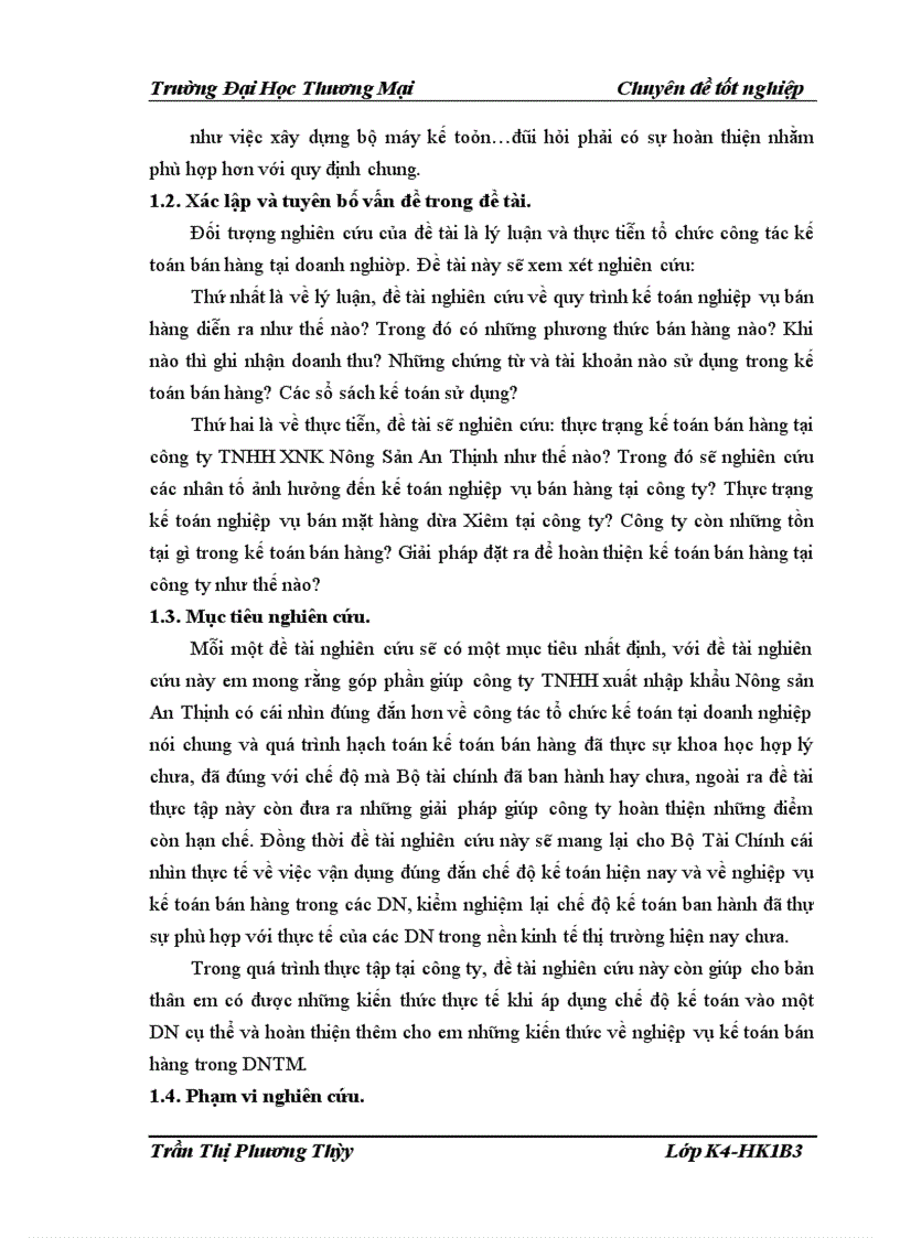 image for page Kế toán tiêu thụ mặt hàng dừa Xiêm tại Công ty TNHH XNK nông sản An Thịnh