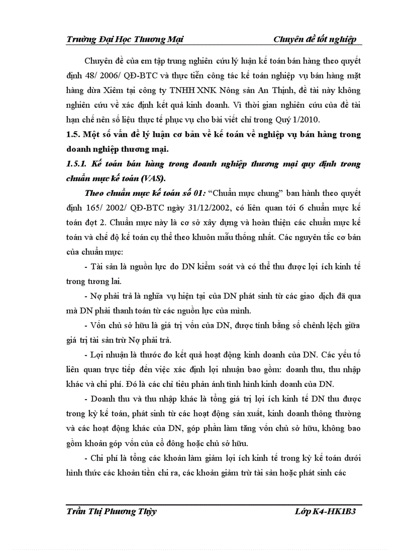 image for page Kế toán tiêu thụ mặt hàng dừa Xiêm tại Công ty TNHH XNK nông sản An Thịnh