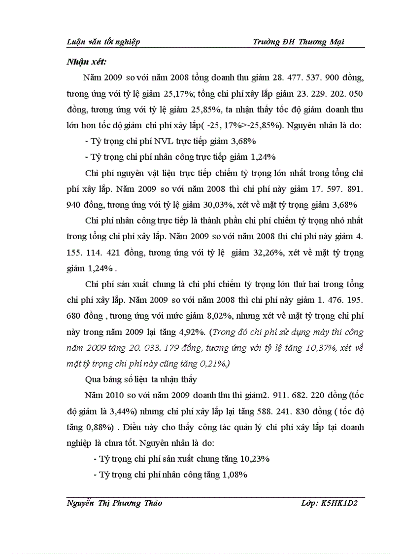 image for page Quản lý chi phí xây lắp tại Công ty cổ phần đầu tư và phát triển công nghệ viễn thông truyền hình Acom