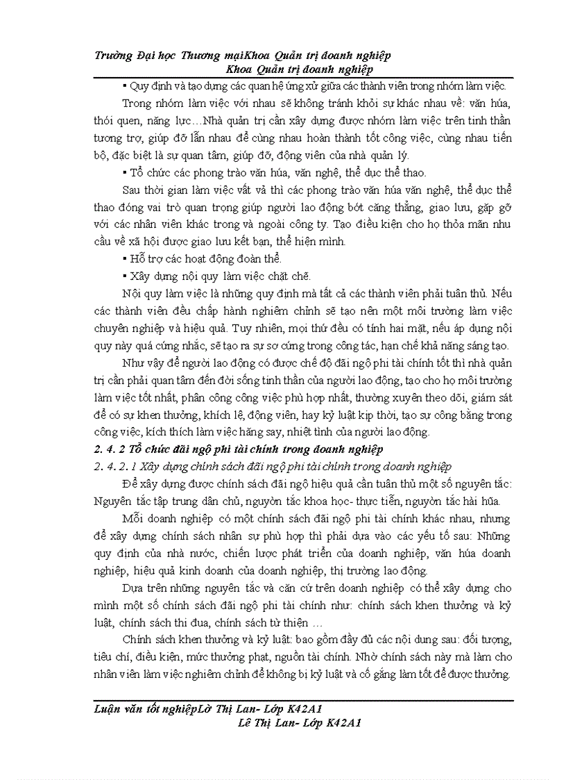 image for page Hoàn thiện công tác đãi ngộ phi tài chính tại công ty cổ phần chế tạo máy biến thế và vật liệu điện Hà Nội