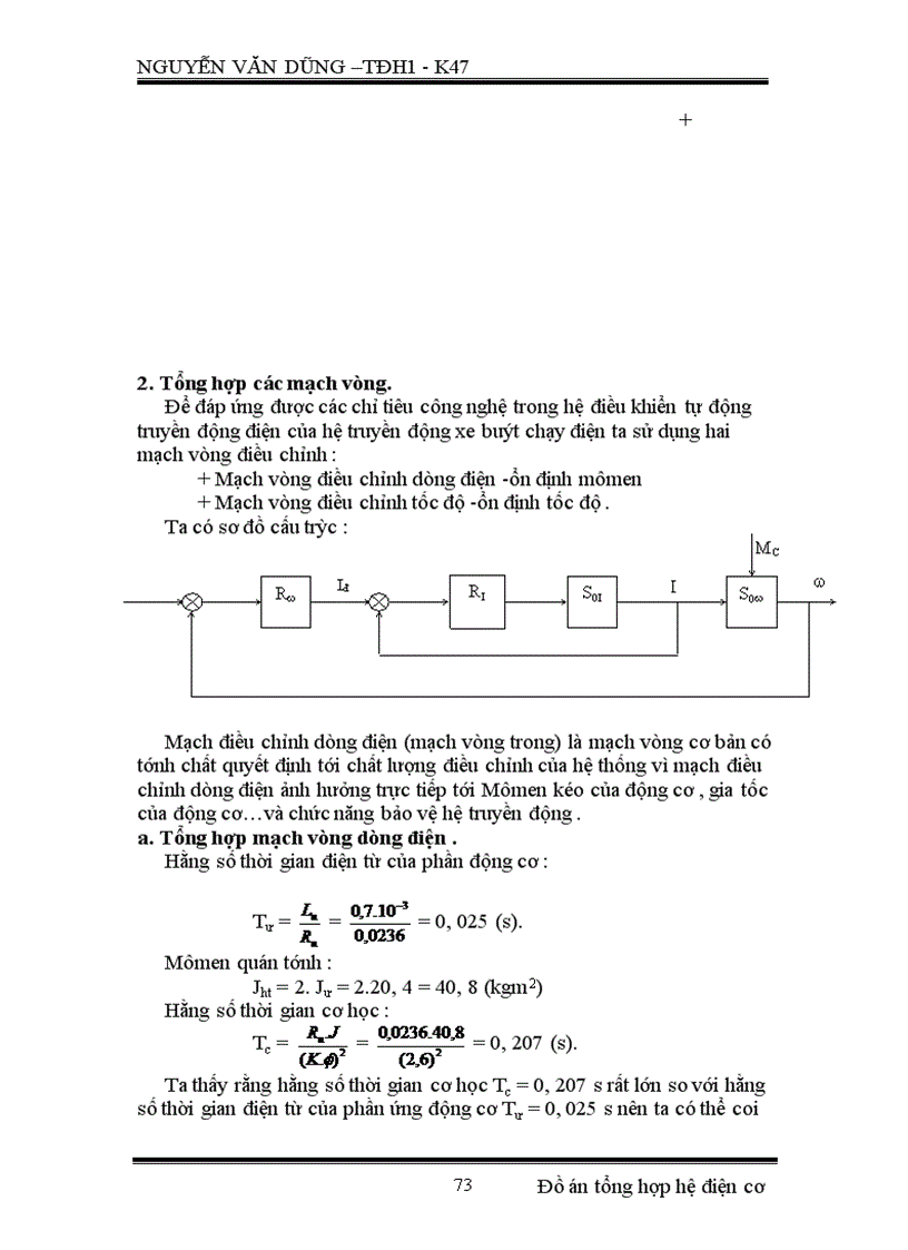image for page Thiết kế hệ truyền động cho xe buýt chạy điện