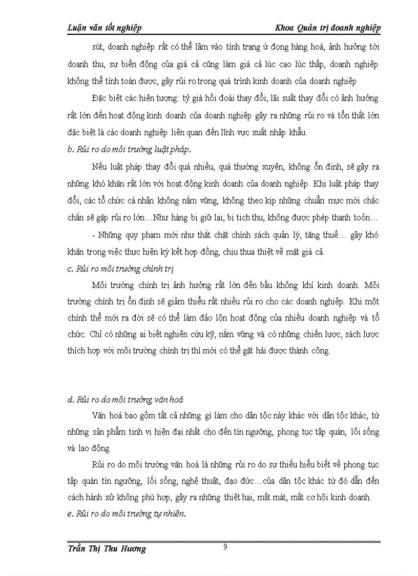 image for page Giải pháp phòng ngừa và giảm thiểu rủi ro kinh doanh tại công ty cổ phần sản xuất và thương mại than Uông Bí