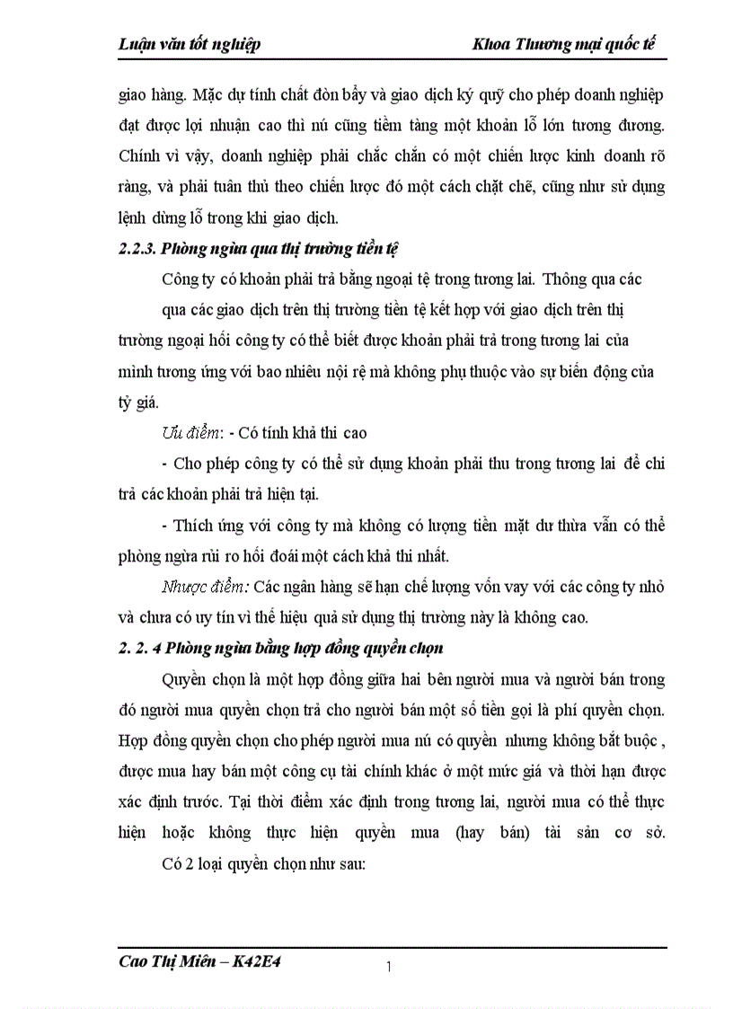 image for page Phòng ngừa rủi ro hối đoái trong hoạt động nhập khẩu Dược phẩm tại công ty TNHH EVD Dược phẩm và Y tế