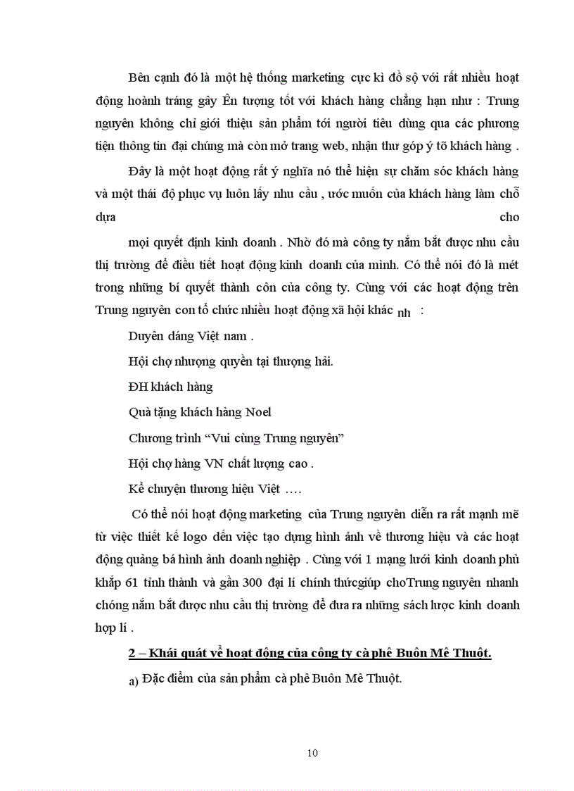 image for page Vận dụng nguyên lý về mối quan hệ biện chứng giữa LLSX và QHSX để phân tích tình hình hoạt động Maketting ở 2 doanh nghiệp kinh doanh về cafe ở Việt Nam : Trung Nguyên và Buôn Mê Thuột