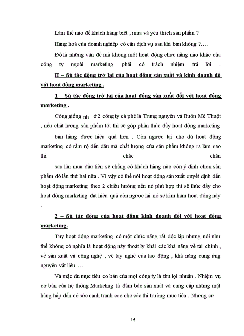image for page Vận dụng nguyên lý về mối quan hệ biện chứng giữa LLSX và QHSX để phân tích tình hình hoạt động Maketting ở 2 doanh nghiệp kinh doanh về cafe ở Việt Nam : Trung Nguyên và Buôn Mê Thuột