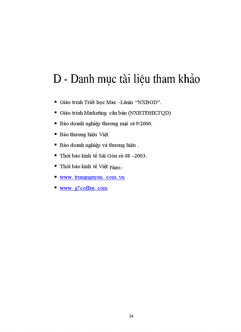 image for page Vận dụng nguyên lý về mối quan hệ biện chứng giữa LLSX và QHSX để phân tích tình hình hoạt động Maketting ở 2 doanh nghiệp kinh doanh về cafe ở Việt Nam : Trung Nguyên và Buôn Mê Thuột