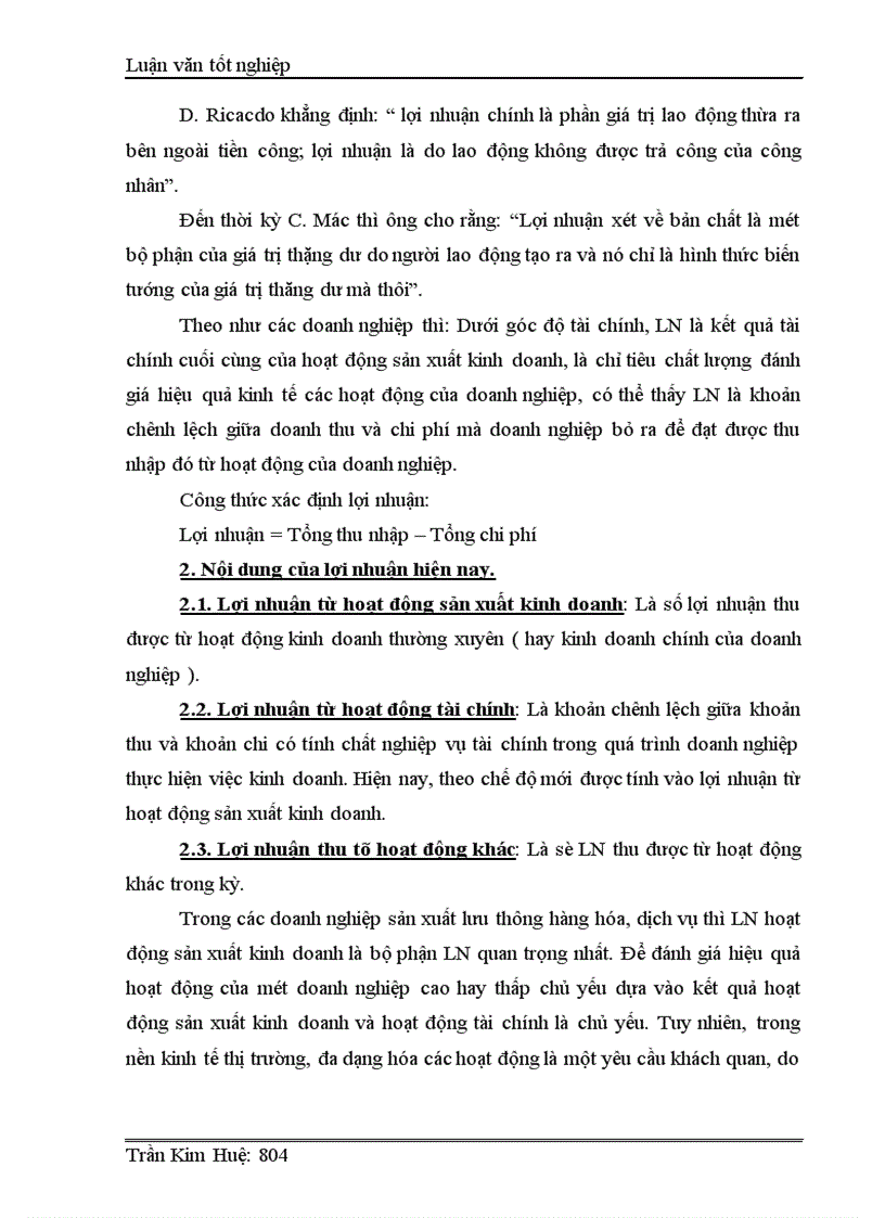 image for page Lợi nhuận và một số biện pháp nhằm nâng cao lợi nhuận tại Công ty Cổ phần Điện nhẹ Viễn thông