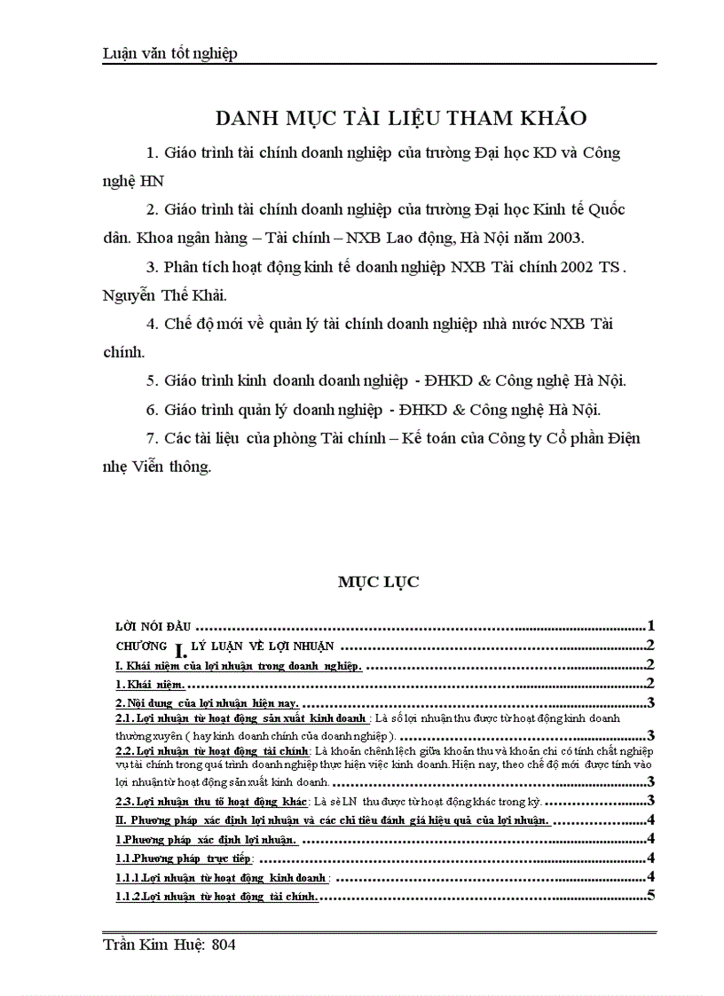 image for page Lợi nhuận và một số biện pháp nhằm nâng cao lợi nhuận tại Công ty Cổ phần Điện nhẹ Viễn thông