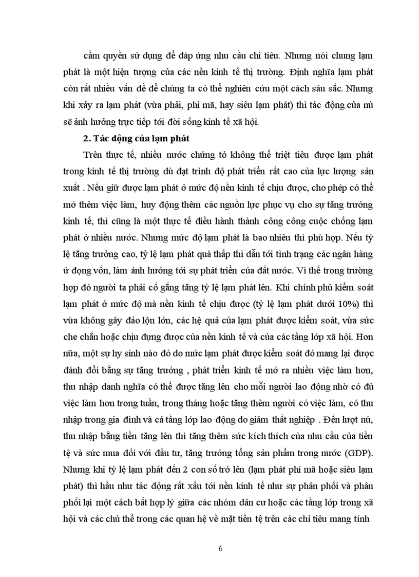 image for page Sử dụng chính sách tiền tệ trong việc kiểm soát lạm phát