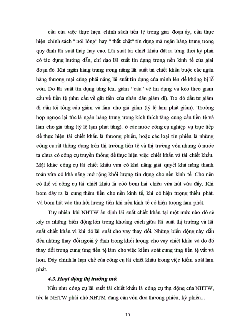 image for page Sử dụng chính sách tiền tệ trong việc kiểm soát lạm phát