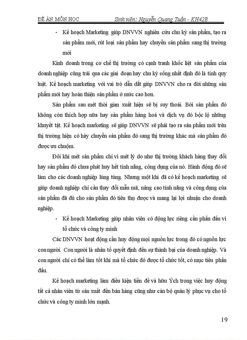 image for page Giải pháp và biện pháp nâng cao vai trò của kế hoạch marketing trong DNVVN ở Việt nam hiện nay