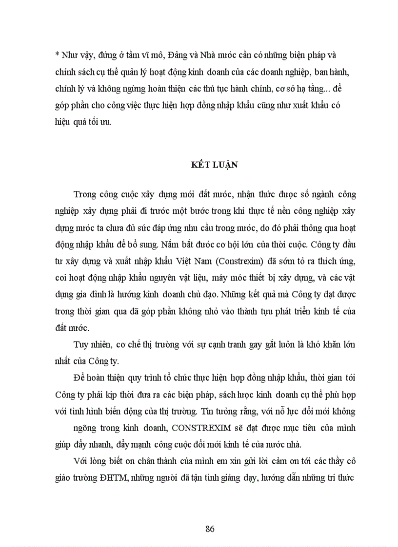 image for page Thực trạng hoạt động nhập khẩu tại Công ty CONSTREXIM thời gian qua.