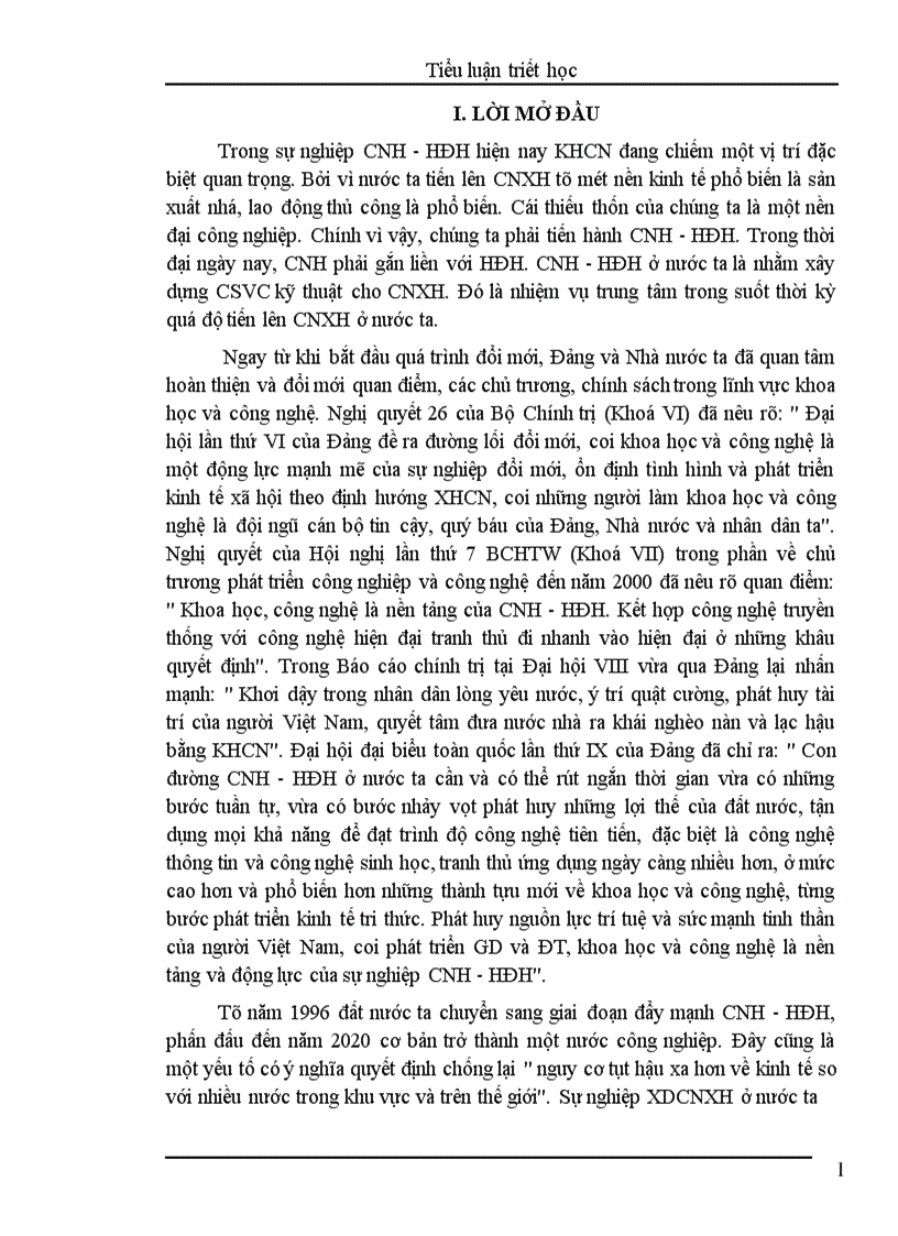 image for page Khoa học và công nghệ - nền tảng và động lực của sự nghiệp CNH - HĐH