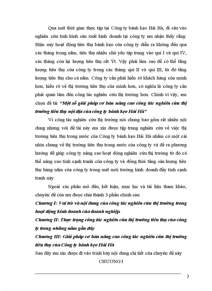 image for page Một số giải pháp cơ bản nâng cao công tác nghiên cứu thị trường tiêu thụ nội địa của công ty bánh kẹo Hải Hà