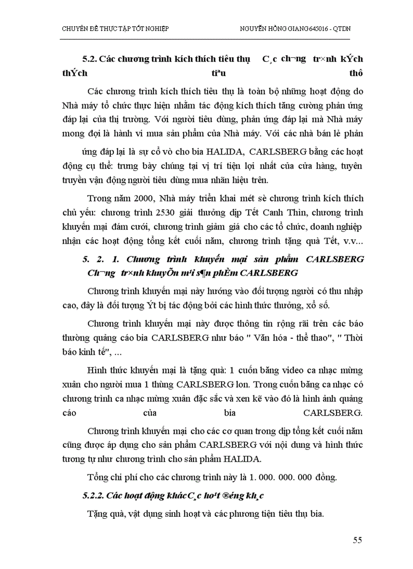 image for page Phân tích và đề xuất một số biện pháp đẩy mạnh tiêu thụ sản phẩm của nhà máy bia Đông Nam á