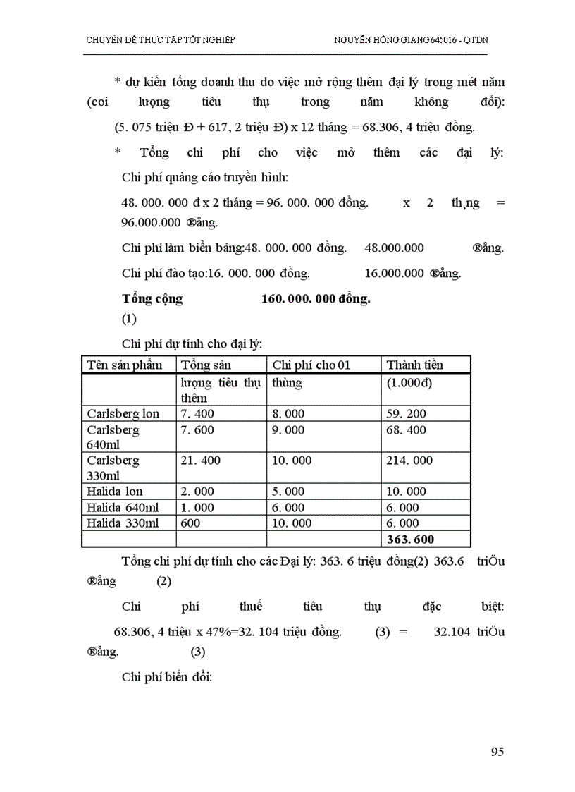 image for page Phân tích và đề xuất một số biện pháp đẩy mạnh tiêu thụ sản phẩm của nhà máy bia Đông Nam á