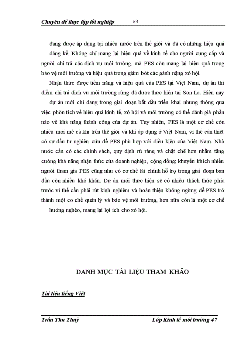 image for page Đánh giá hiệu quả kinh tế xã hội của dự án chi trả dịch vụ môi trường rừng tại tỉnh Sơn La