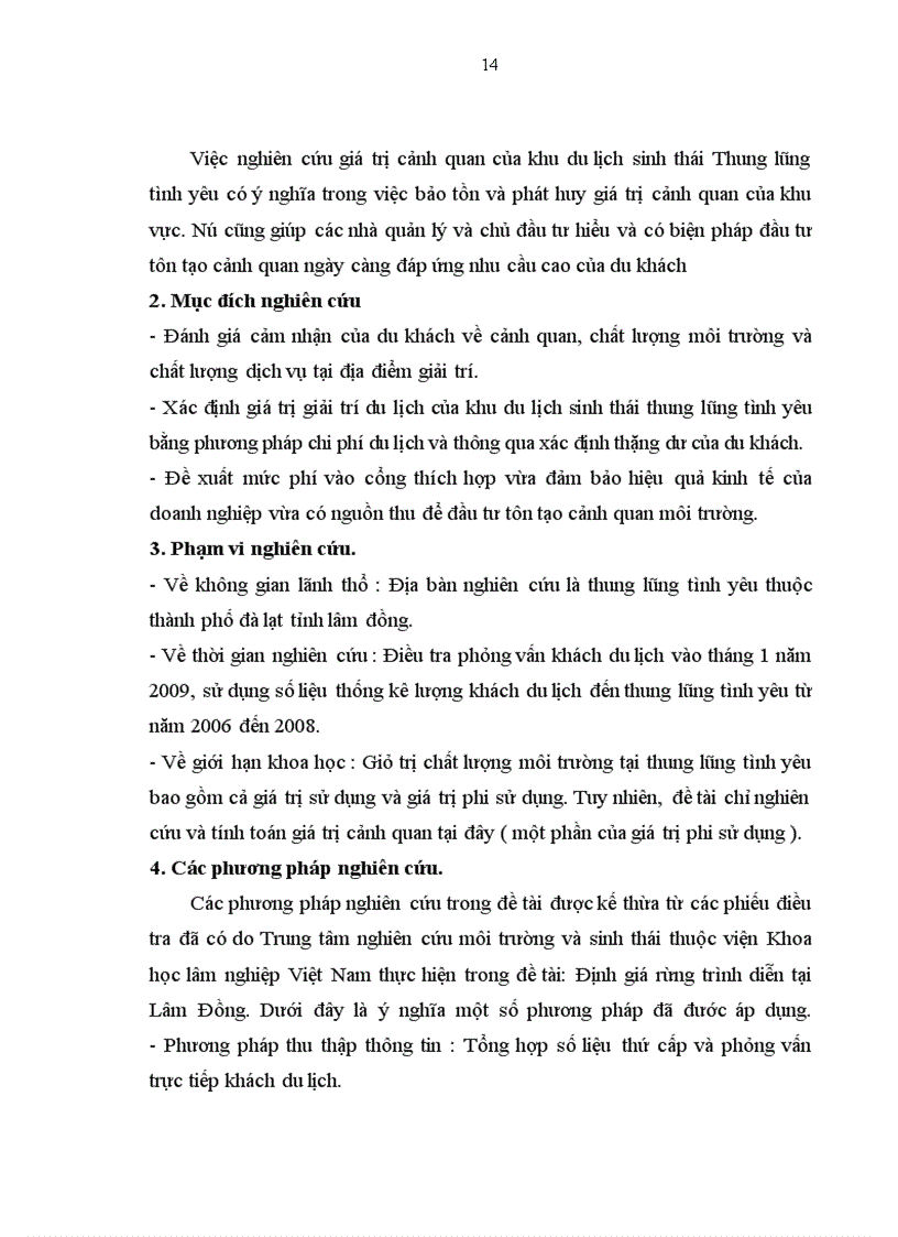 image for page Ứng dụng phương pháp TCM để định giá giá trị cảnh quan tại Thung lũng tình yêu.