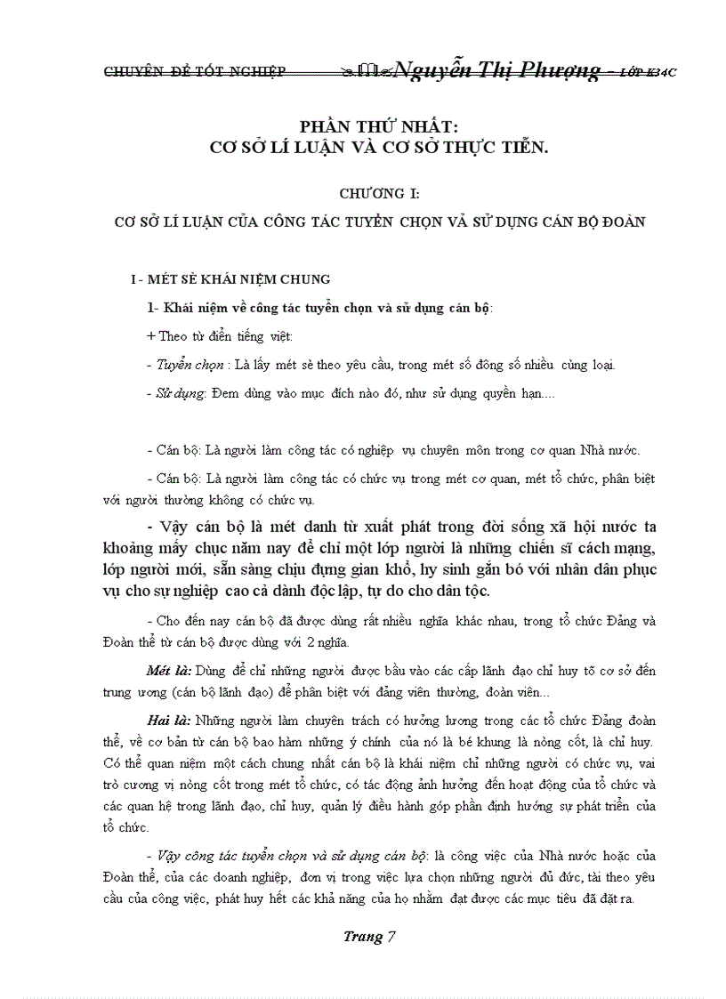 image for page Nâng cao chất lượng tuyển chọn và sử dụng đội ngũ cán bộ Đoàn cơ sở trên địa bàn huyện Kỳ Sơn - tỉnh Hoà Bình
