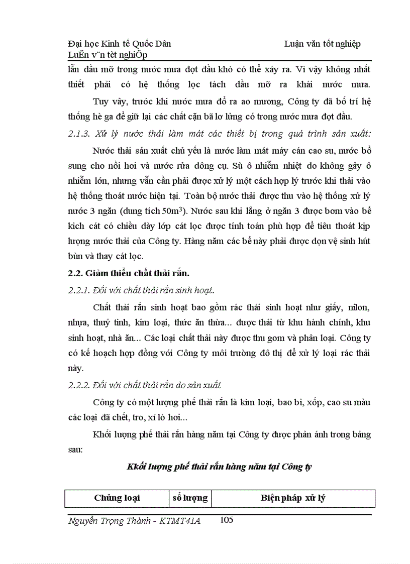 image for page Bước đầu vận dụng công cụ kinh tế để quản lý môi trường tại Công ty Cao Su Hà Nội