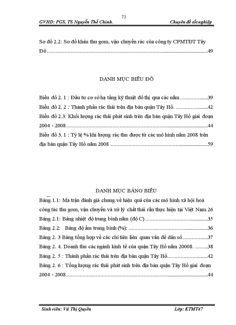 image for page Đánh giá hiệu quả của mô hình thực hiện xã hội hoá công tác thu gom, vận chuyển, xử lý chất thải rắn tại quận Tây Hồ