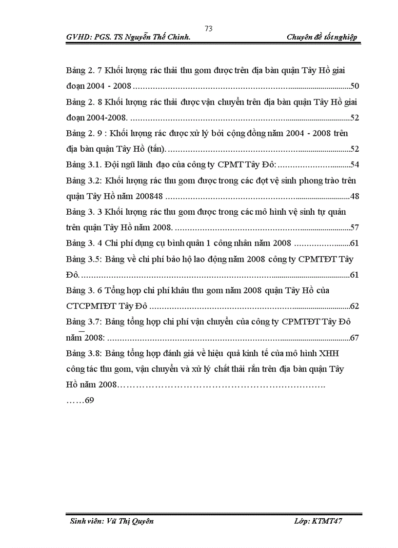 image for page Đánh giá hiệu quả của mô hình thực hiện xã hội hoá công tác thu gom, vận chuyển, xử lý chất thải rắn tại quận Tây Hồ