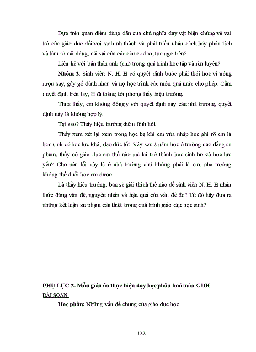 image for page Tổ chức quá trình dạy học môn giáo dục học theo tiếp cận phân hóa ở trường cao đẳng sư phạm lạng sơn