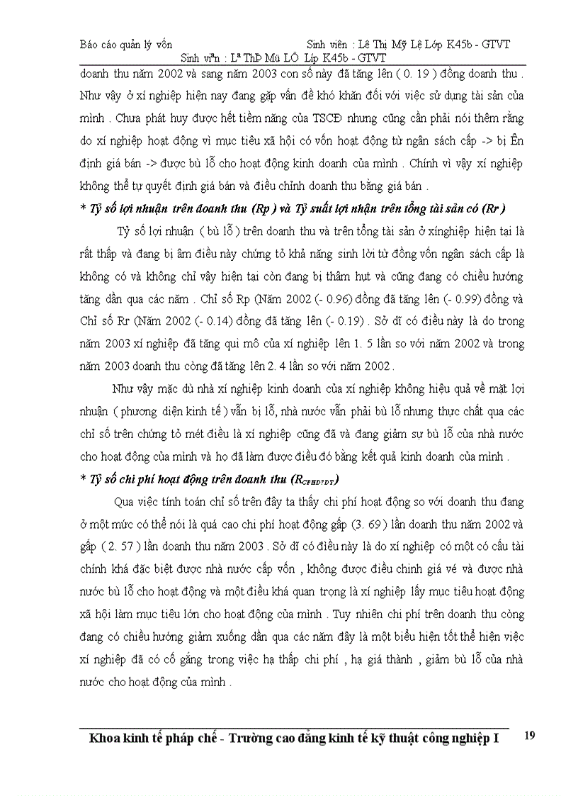 image for page Công tác quản lý và bảo toàn vốn tại Xí nghiệp xe Buýt Thăng Long