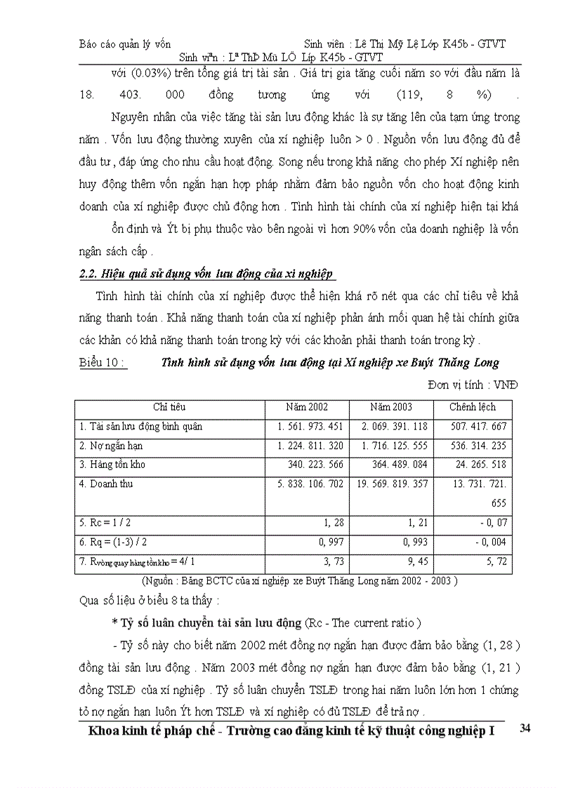 image for page Công tác quản lý và bảo toàn vốn tại Xí nghiệp xe Buýt Thăng Long