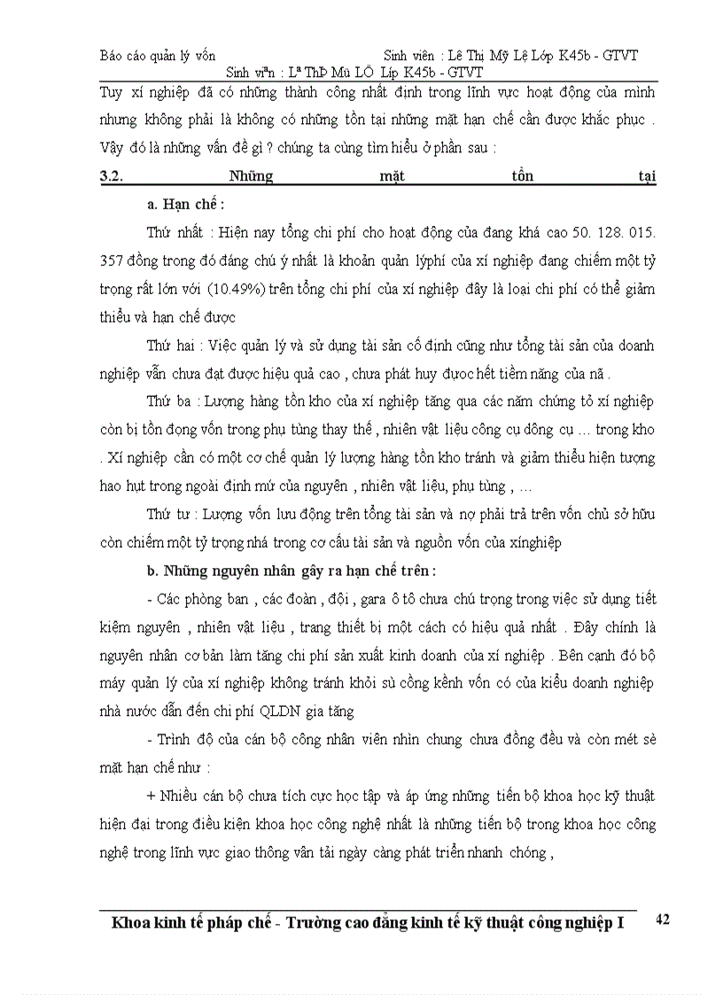 image for page Công tác quản lý và bảo toàn vốn tại Xí nghiệp xe Buýt Thăng Long