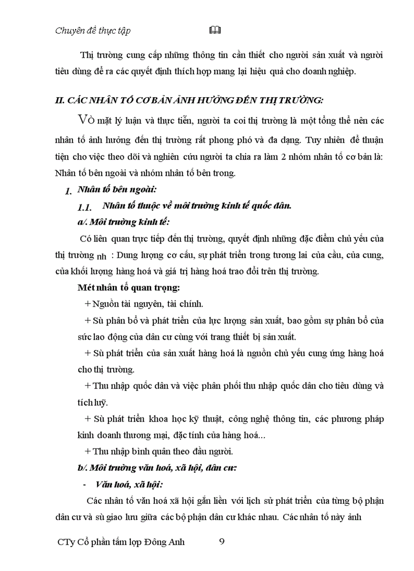 image for page Một số biện pháp cơ bản nhằm duy trì và mở rộng thị trường tiêu thụ sản phẩm của Công ty Cổ phần tấm lợp Đông Anh
