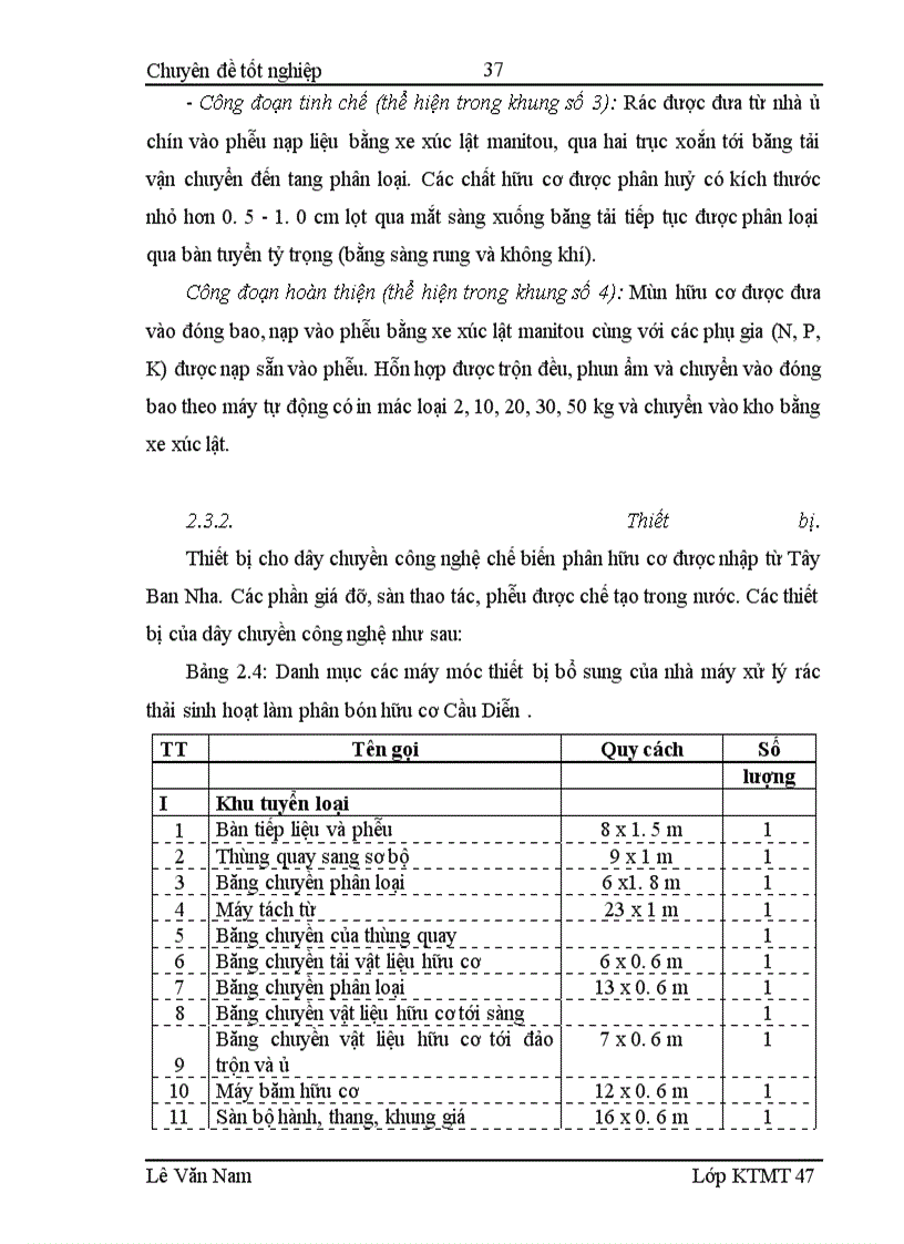 image for page Đánh giá hiệu quả hoạt động của nhà máy xử lý rác thải sinh hoạt làm phân bón hữu cơ Cầu Diễn - Hà Nội