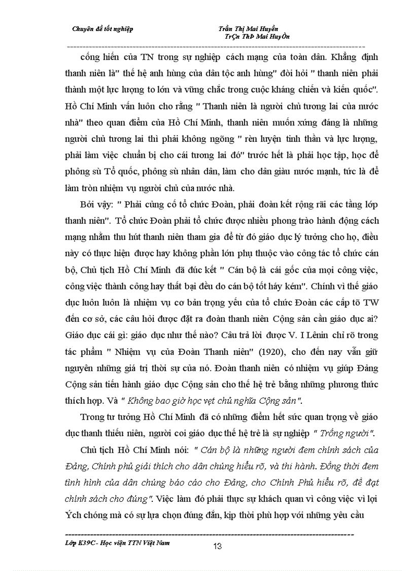 image for page Thực trạng và các giải pháp nhằm nâng cao chất lượng đội ngũ cán bộ Đoàn cơ sở trên địa bàn huyện Phù Yên - Tỉnh Sơn La