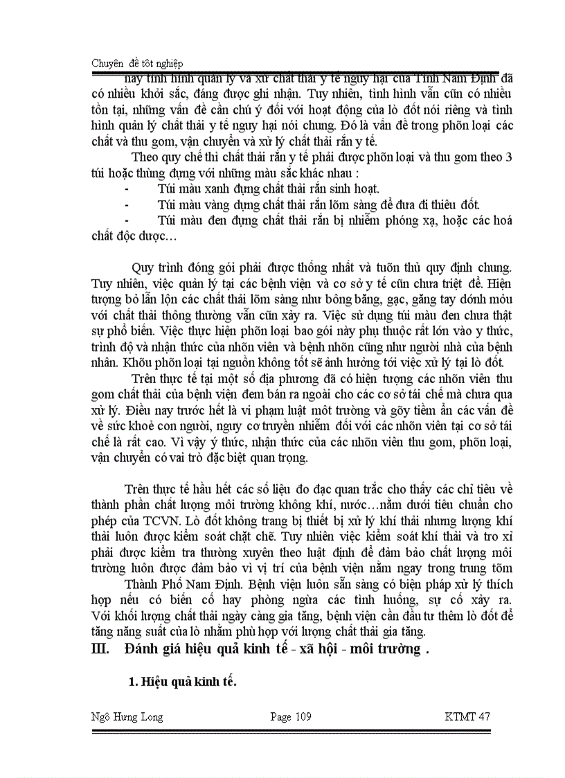 image for page Đánh giá thực trạng quản lý chất thải y tế nguy hại trên địa bàn Tỉnh Nam Định