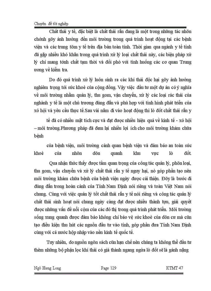 image for page Đánh giá thực trạng quản lý chất thải y tế nguy hại trên địa bàn Tỉnh Nam Định