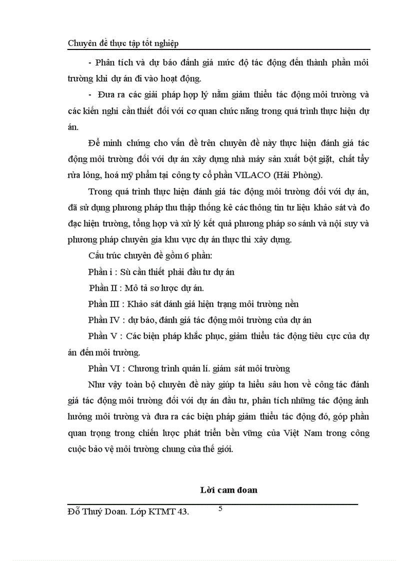 image for page Đánh giá tác động môi trường