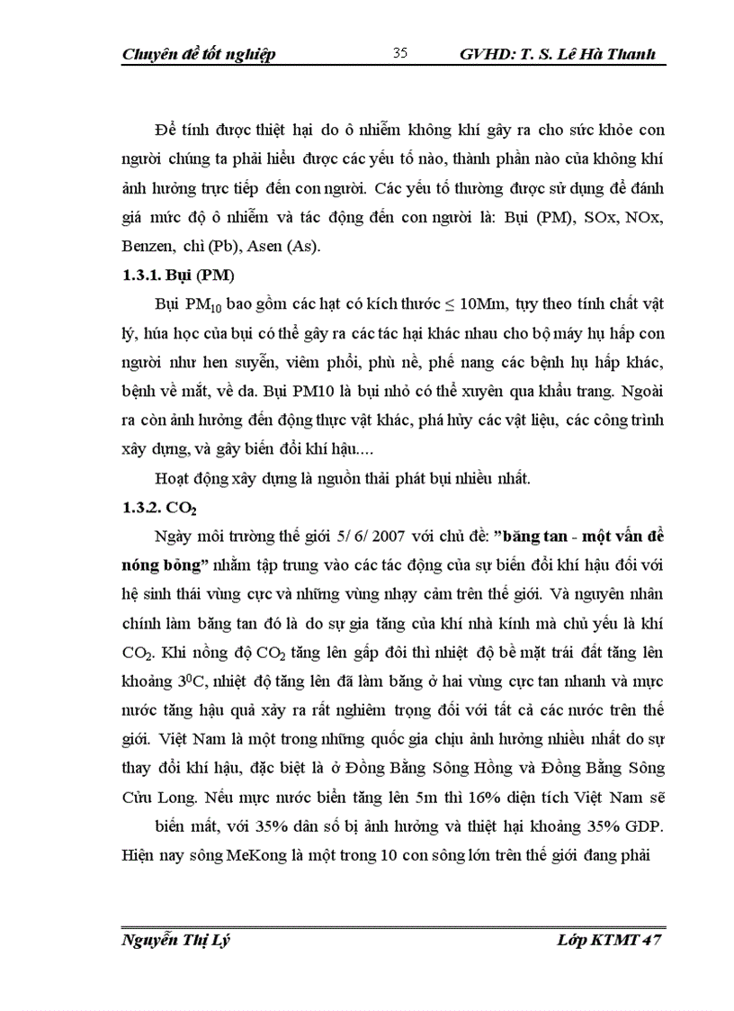 image for page Lượng giá thiệt hại của ô nhiễm không khí đến sức khoẻ người dân quận Thanh Xuân