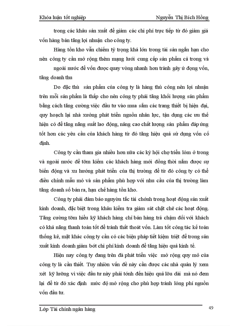 image for page Phân tích hoạt động tài chính ở Công ty TNHH Bàn Tay Việt