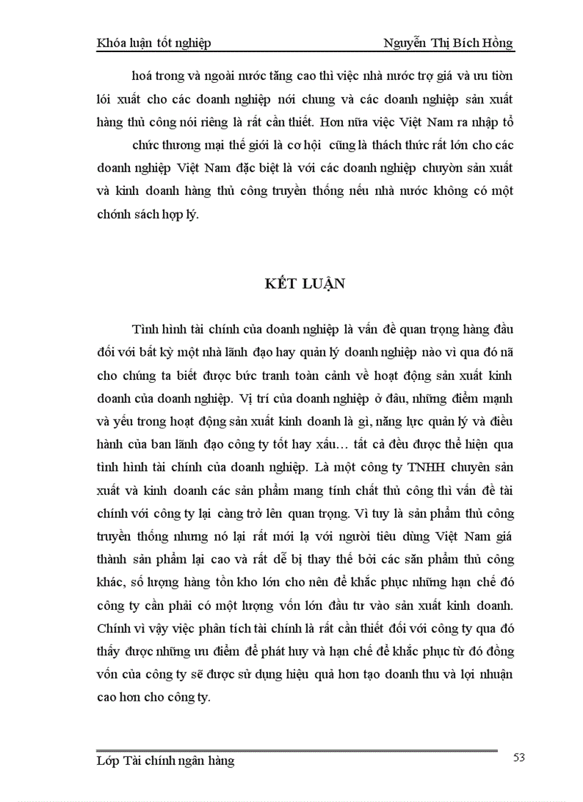 image for page Phân tích hoạt động tài chính ở Công ty TNHH Bàn Tay Việt