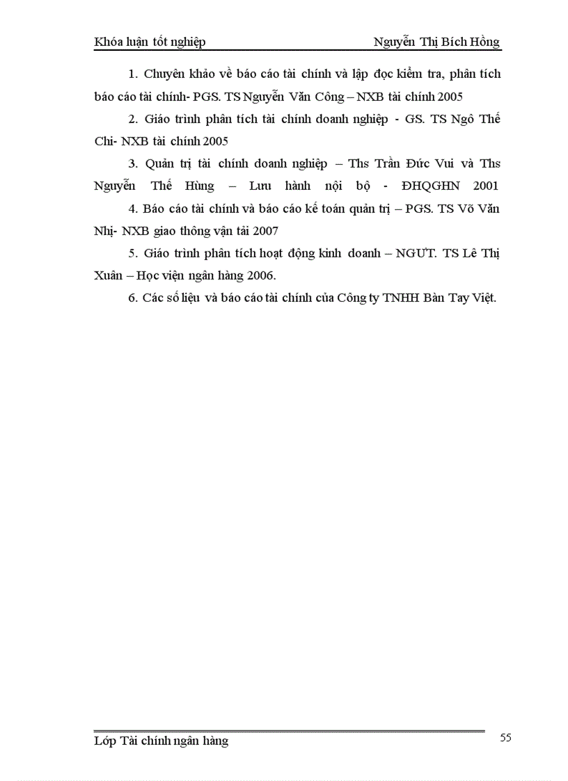 image for page Phân tích hoạt động tài chính ở Công ty TNHH Bàn Tay Việt