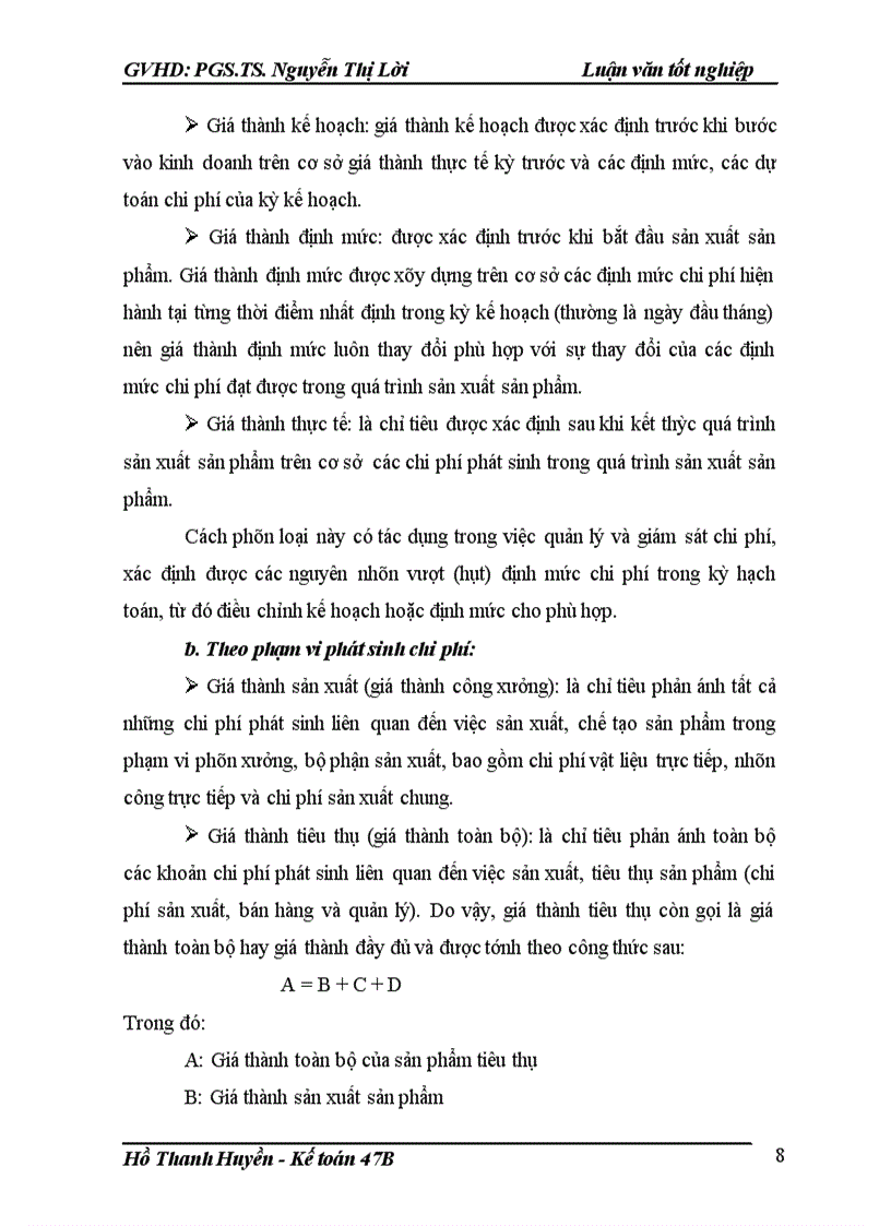 image for page Kế toán tập hợp chi phí sản xuất và tính giá thành sản phẩm tại Nhà máy chế tạo phụ tùng ô tô xe máy DETECH