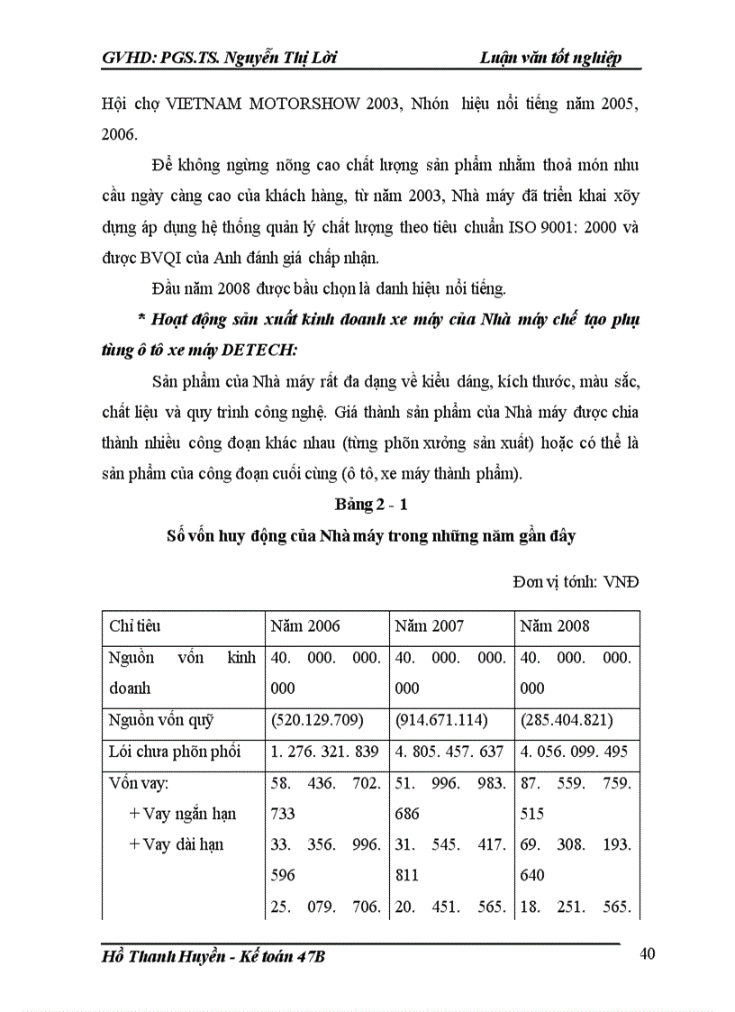 image for page Kế toán tập hợp chi phí sản xuất và tính giá thành sản phẩm tại Nhà máy chế tạo phụ tùng ô tô xe máy DETECH