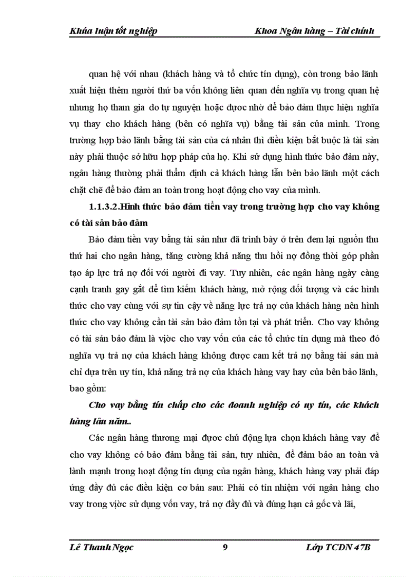 image for page Giải pháp nâng cao chất lượng bảo đảm tiền vay tại ngân hàng Đầu tư và Phát triển Hà Nội