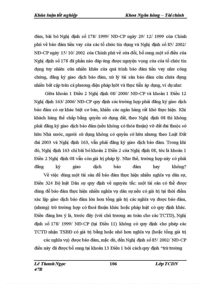 image for page Giải pháp nâng cao chất lượng bảo đảm tiền vay tại ngân hàng Đầu tư và Phát triển Hà Nội