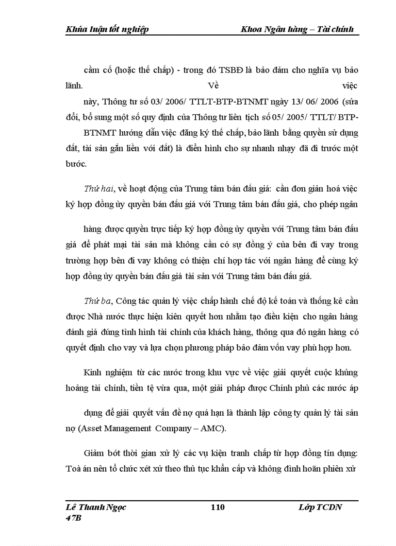 image for page Giải pháp nâng cao chất lượng bảo đảm tiền vay tại ngân hàng Đầu tư và Phát triển Hà Nội