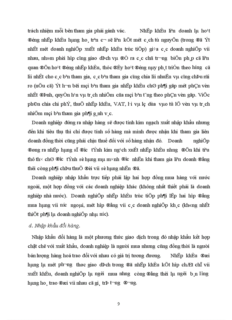 image for page Những giải pháp chủ yếu nhằm hoàn thiện hoạt động nhập khẩu của chi nhánh công ty Thương Mại và Dịch vụ Tổng hợp Hà Nội - Tổng công ty Than Việt Nam .