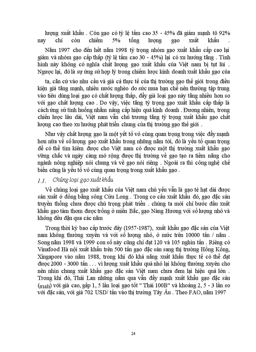 image for page Các nhân tố chủ yếu ảnh hưởng đến xuất khẩu gạo của việt nam